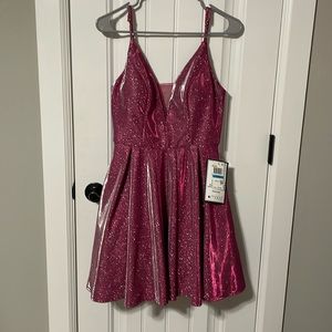 B Darlin Dress size 9/10 magenta/berry
